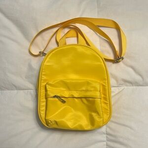 NEW WITH TAGS NEVER USED Forever 21 Yellow Mini Backpack